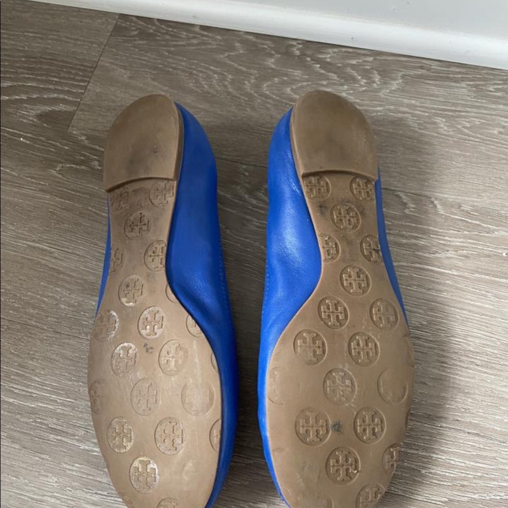 Tory Burch blue Minnie travel ballet flat - Picture 3 of 3